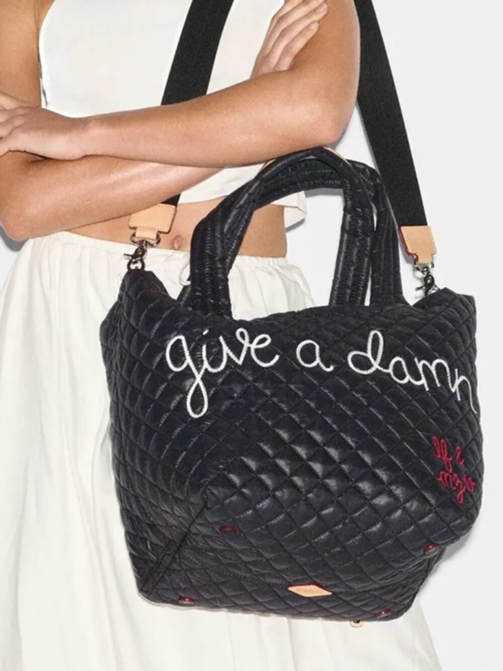 MZ Wallace Lingua Franca Give a Damn Medium Metro Deluxe Tote